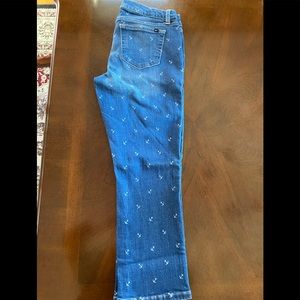 Tommy Hilfiger Crop Jeans EUC Anchor Print
